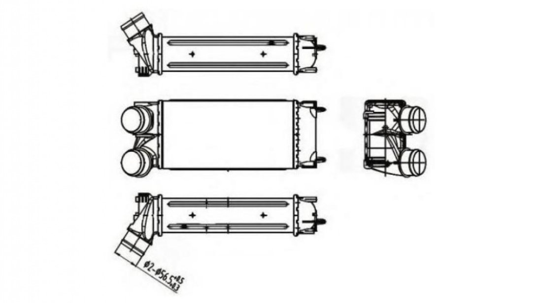 Radiator intercooler Peugeot 3008 2009-2016 #2 1440H9