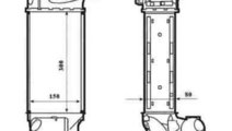 Radiator intercooler PEUGEOT 308 CC NRF 30195