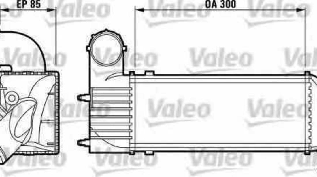 Radiator intercooler PEUGEOT 406 Break 8E/F VALEO 817437