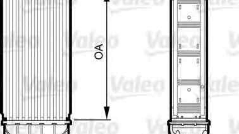 Radiator intercooler PEUGEOT 508 SW VALEO 818227