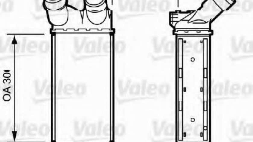 Radiator intercooler PEUGEOT PARTNER (2008 - 2016) VALEO 818866 - produs NOU