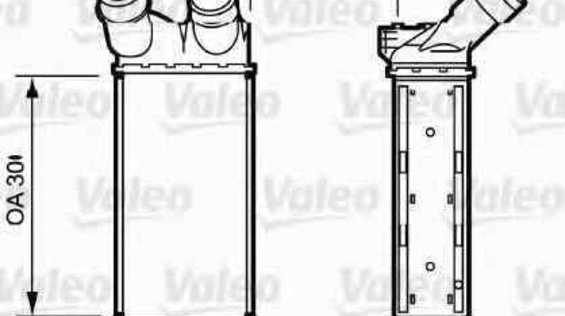 Radiator intercooler PEUGEOT PARTNER platou / sasiu VALEO 818866