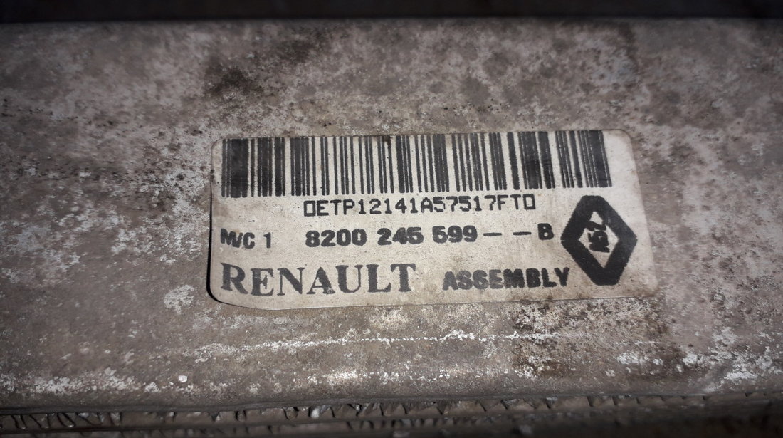 Radiator Intercooler Renault Clio Symbol 1.5 dci Euro 4