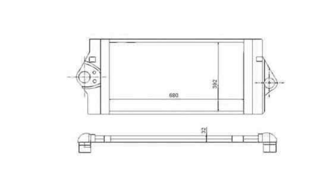 Radiator intercooler RENAULT ESPACE IV (JK0/1_) NRF 30893
