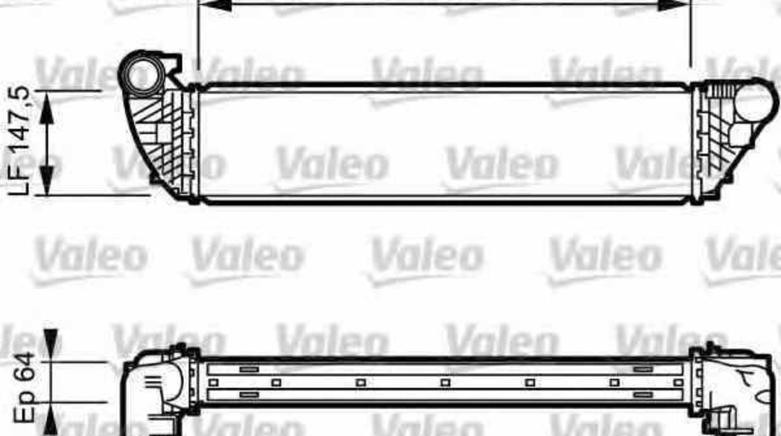 Radiator intercooler RENAULT ESPACE IV JK0/1 VALEO 817828