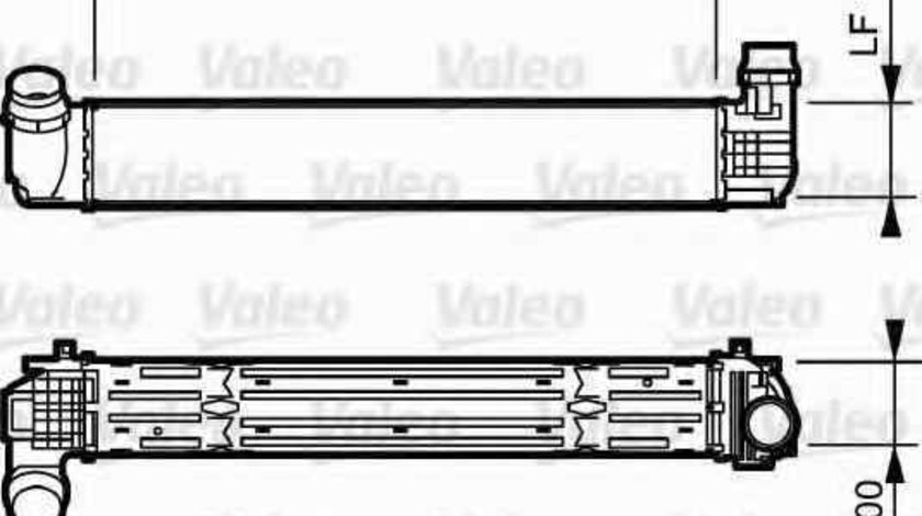 Radiator intercooler RENAULT GRAND SCÉNIC III JZ0/1 VALEO 818869