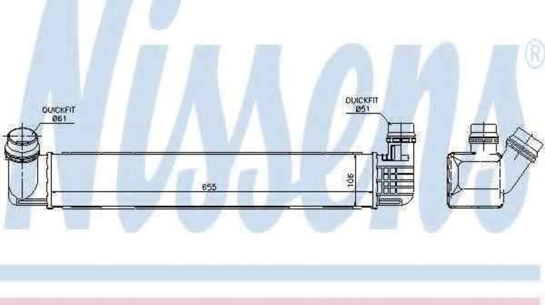 Radiator intercooler RENAULT SCÉNIC III (JZ0/1_) NISSENS 96543