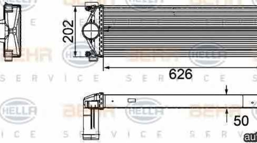 Radiator intercooler RENAULT TRUCKS MASCOTT caroserie inchisa/combi HELLA 8ML 376 756-121