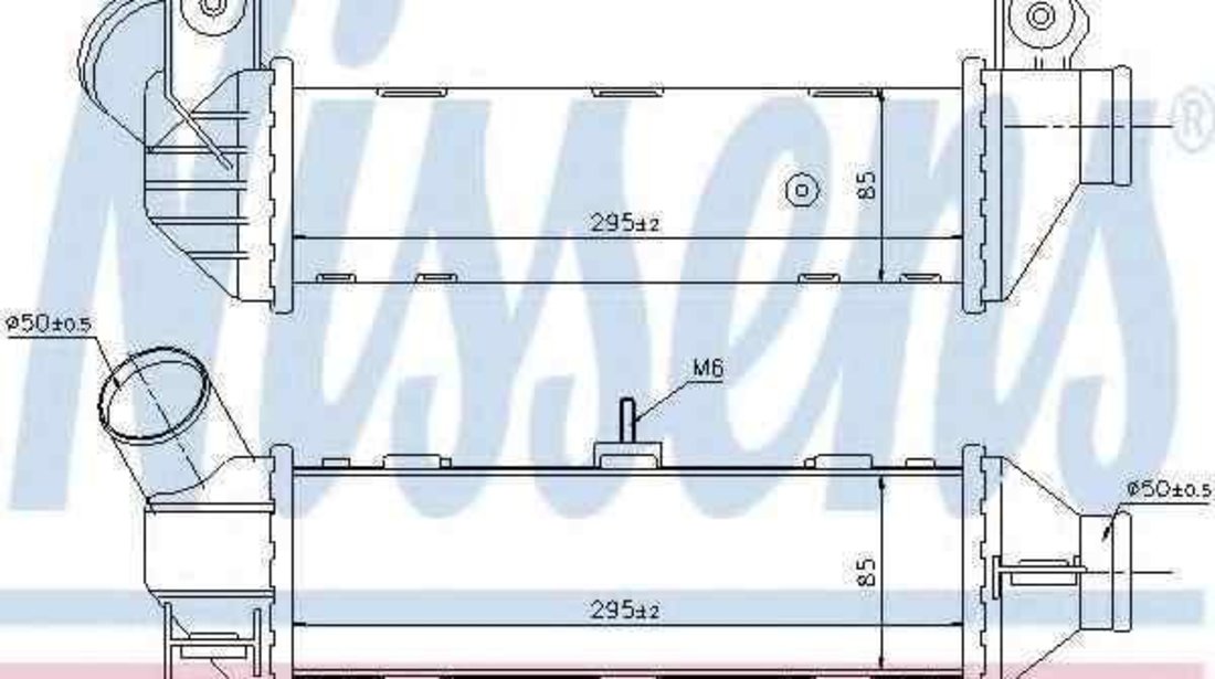 Radiator intercooler SEAT CORDOBA Vario (6K5) NISSENS 96769