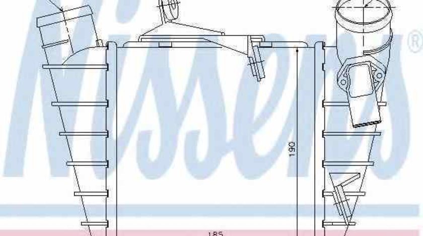Radiator intercooler SEAT IBIZA IV 6L1 NISSENS 96770