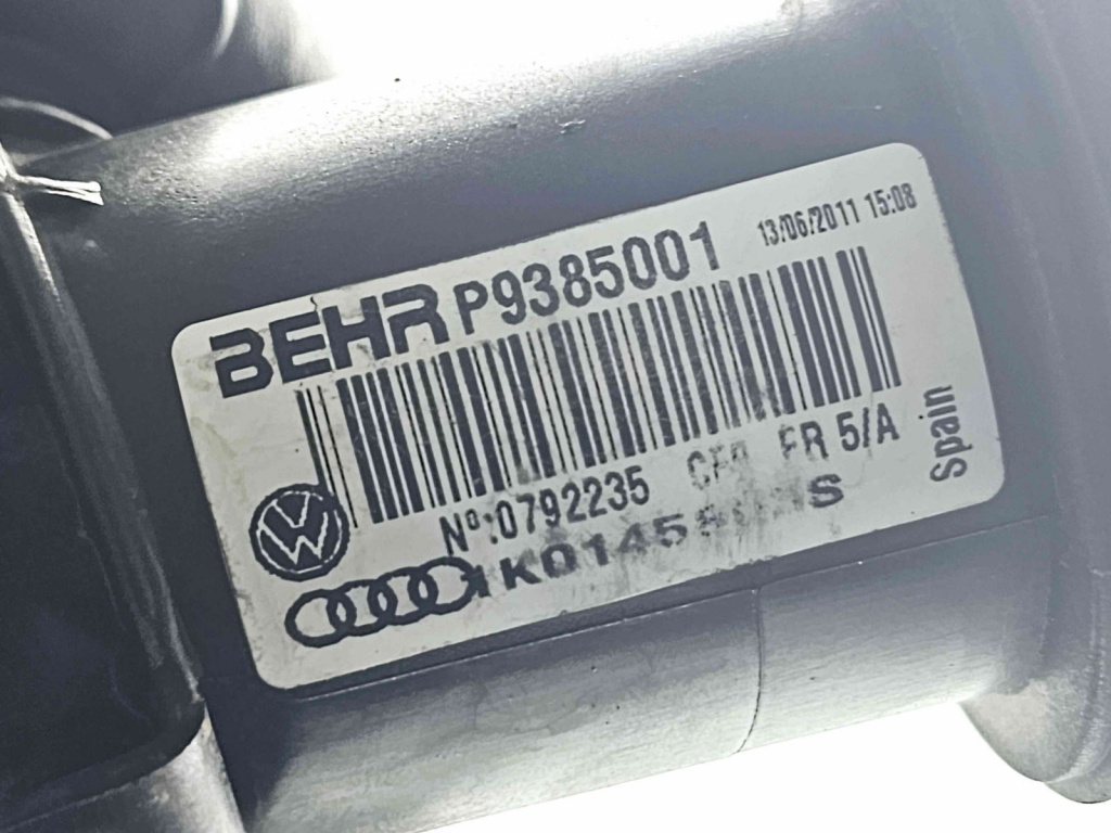 Radiator intercooler Seat Leon (1P1) [Fabr 2005-2011] 1K0145803S 1.8 TFSI CDAA 118KW / 160CP 1.8 TFSI CDAA 118KW / 160CP