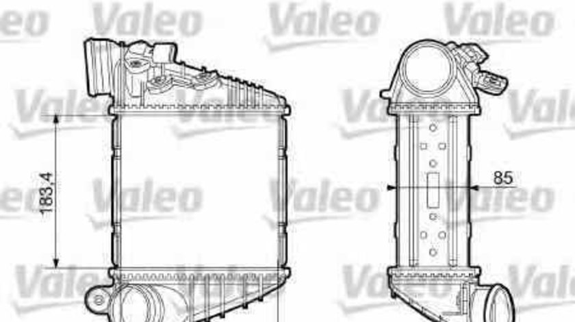 Radiator intercooler SKODA OCTAVIA 1U2 VALEO 817653