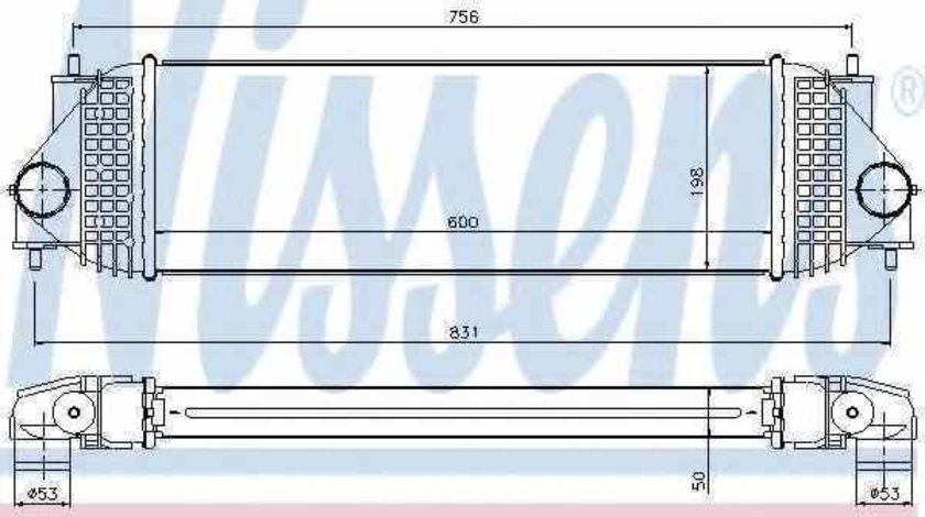 Radiator intercooler SUZUKI GRAND VITARA II JT Producator NISSENS 96525