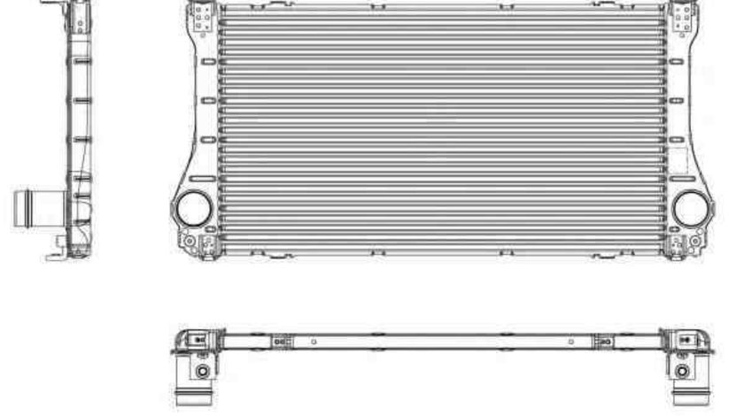 Radiator intercooler TOYOTA AURIS (NRE15_, ZZE15_, ADE15_, ZRE15_, NDE15_) NRF 30786