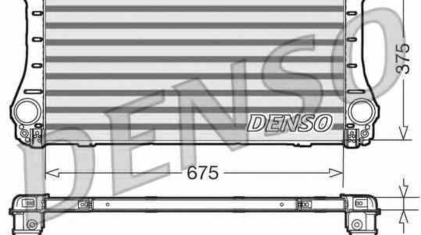 Radiator intercooler TOYOTA AVENSIS combi ZRT27 ADT27 Producator DENSO DIT50006