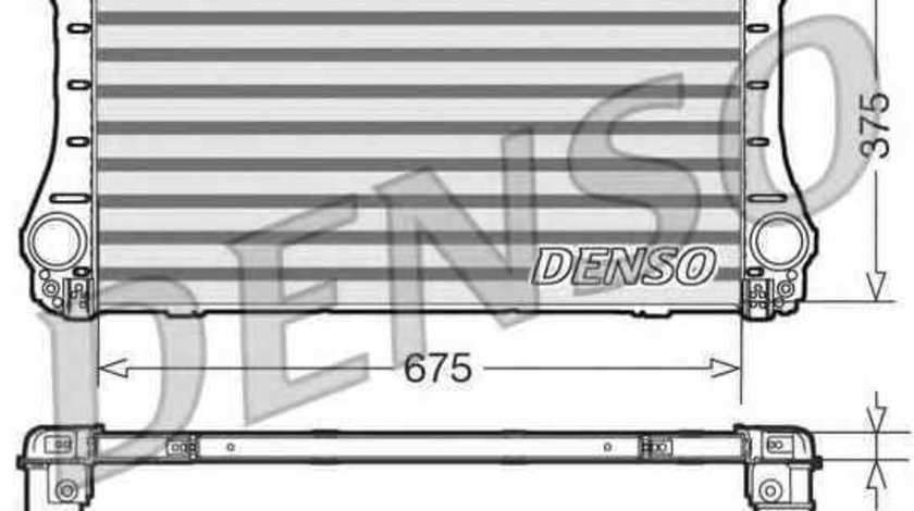 Radiator intercooler TOYOTA AVENSIS limuzina ZRT27 ADT27 Producator DENSO DIT50005