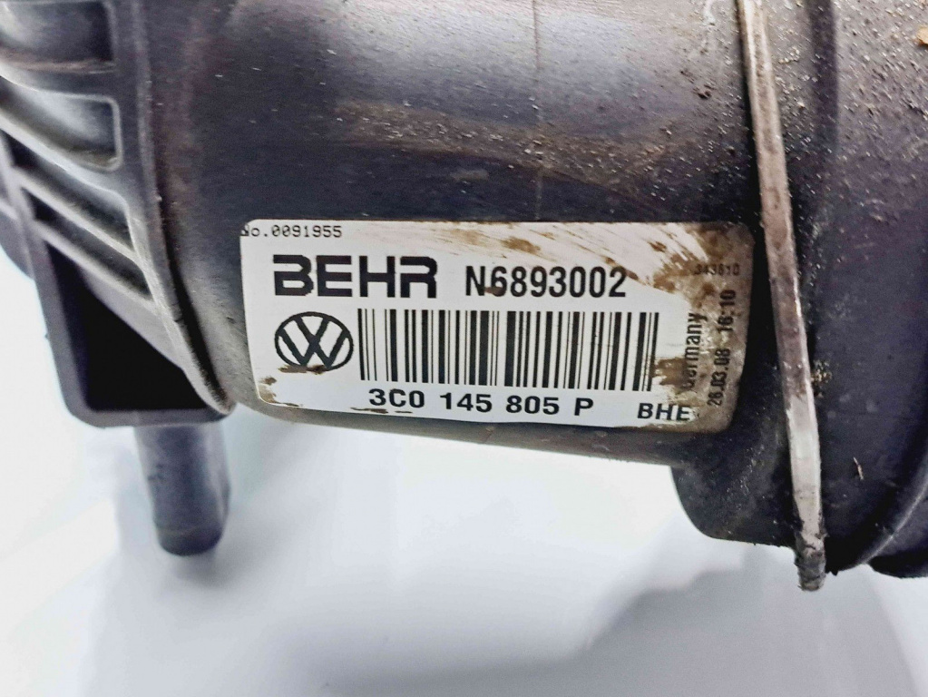 Radiator intercooler Volkswagen Passat B6 Variant (3C5) [Fabr 2005-2010] 3C0145805P 2.0 TDI CBAB 103KW / 140CP 2.0 TDI CBAB 103KW / 140CP