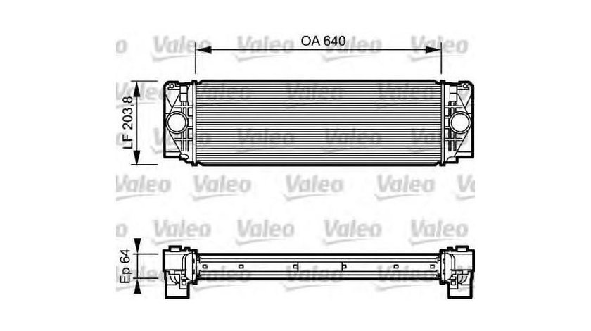 Radiator intercooler Volkswagen VW CRAFTER 30-50 platou / sasiu (2F_) 2006-2016 #2 2E0145804
