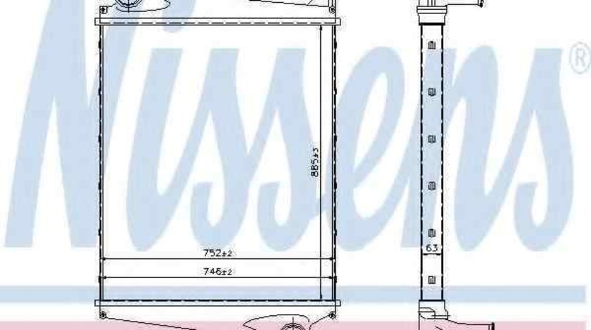 Radiator intercooler VOLVO FH 12 NISSENS 96966