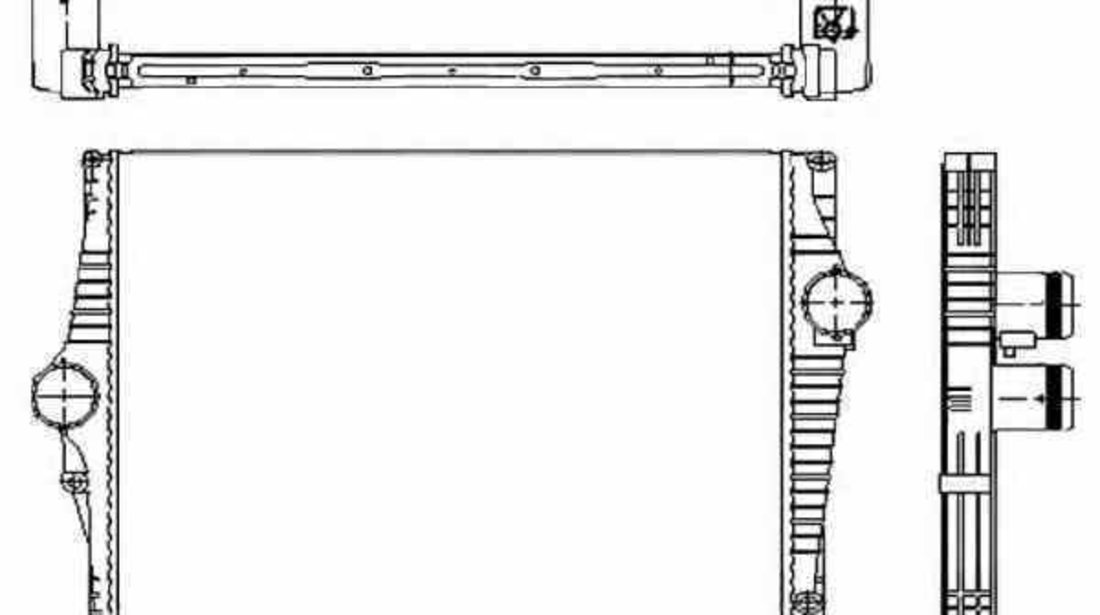 Radiator intercooler VOLVO XC90 I NRF 30250