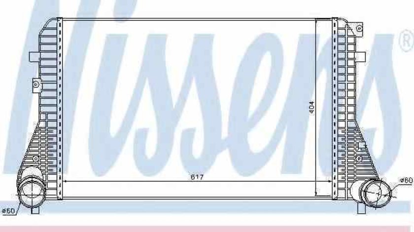 Radiator intercooler VW PASSAT 3C2 NISSENS 96575