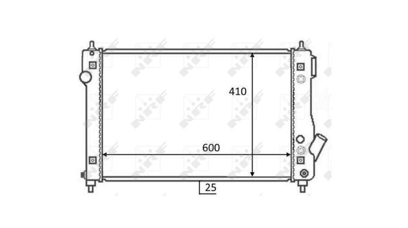 Radiator lichid racire Chevrolet AVEO hatchback (T250, T255) 2007-2016 #3 510101N