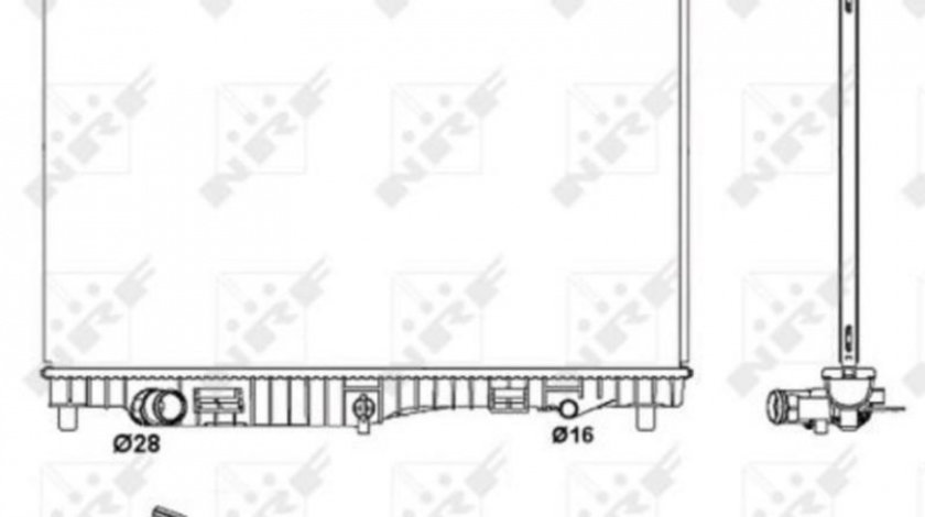 Radiator lichid racire Ford FIESTA VI 2008-2016 #2 110154