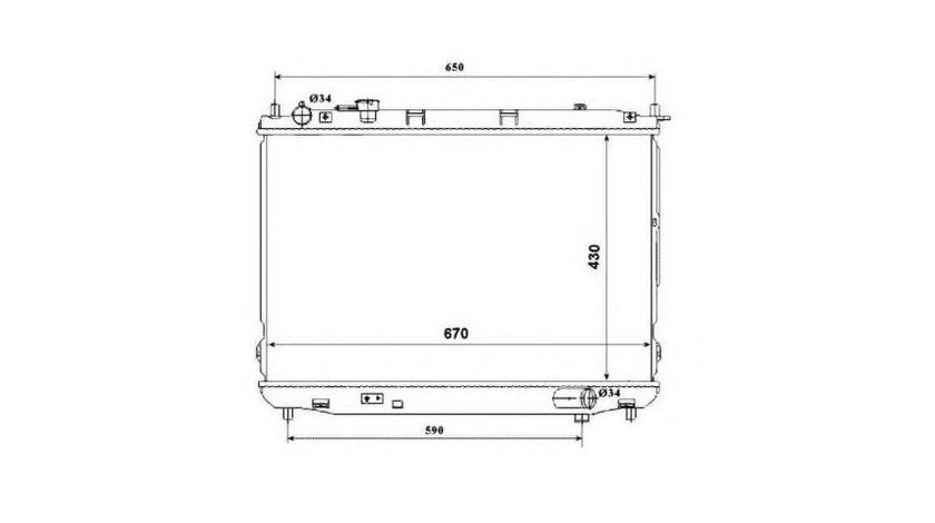 Radiator lichid racire Kia CARENS III (UN) 2006-2016 #2 01333026