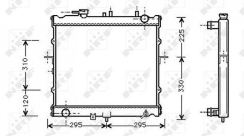 Radiator lichid racire Kia SPORTAGE (K00) 1994-2004 #3 0K01215200