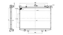 Radiator lichid racire Nissan TERRANO (WD21) 1986-...