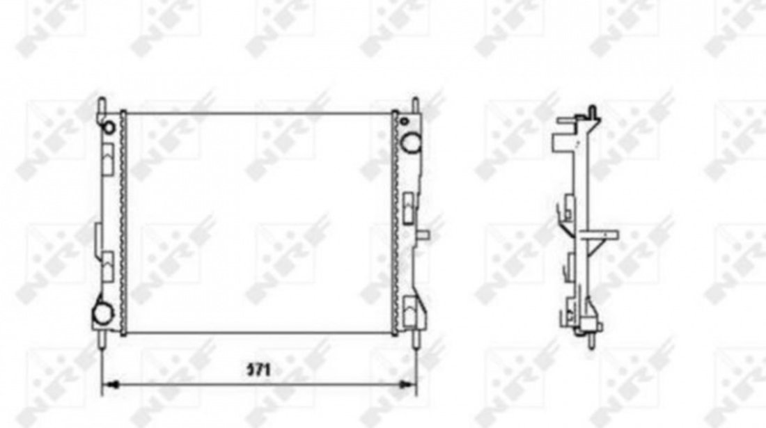 Radiator lichid racire Renault CLIO III (BR0/1, CR0/1) 2005-2016 #3 120091