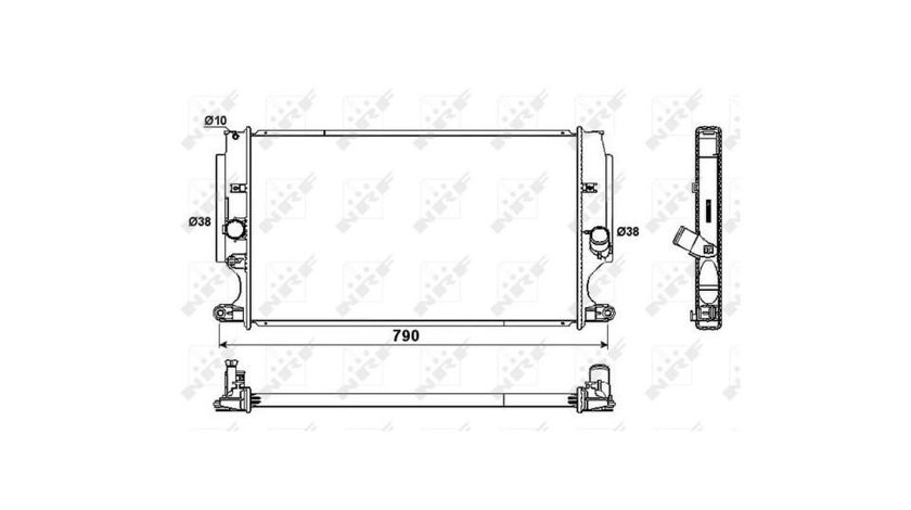 Radiator lichid racire Toyota AVENSIS limuzina (ZRT27, ADT27) 2008-2016 #3 164000R030