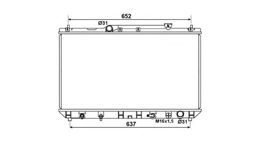 Radiator lichid racire Toyota CAMRY (_CV2_, _XV2_) 1996-2001 #2 1640003150