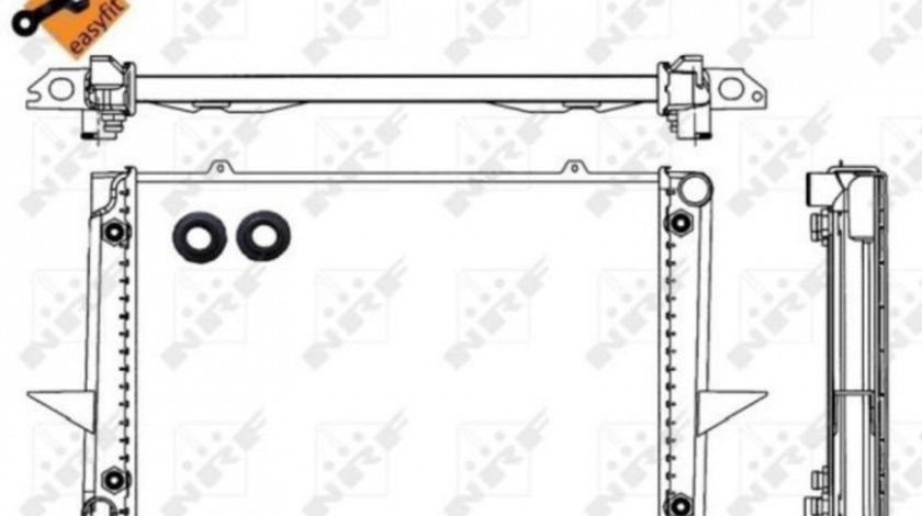 Radiator lichid racire Volvo V70 XC 1997-2007 #2 01113085