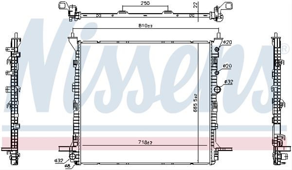 Radiator Nissens Man 606981