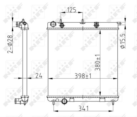 Radiator Nrf Citroën 50429A