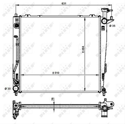 Radiator Nrf Kia 59201
