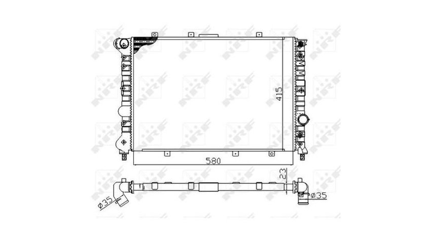 Radiator racire Alfa Romeo 156 Sportwagon (932) 2000-2006 #2 01002057