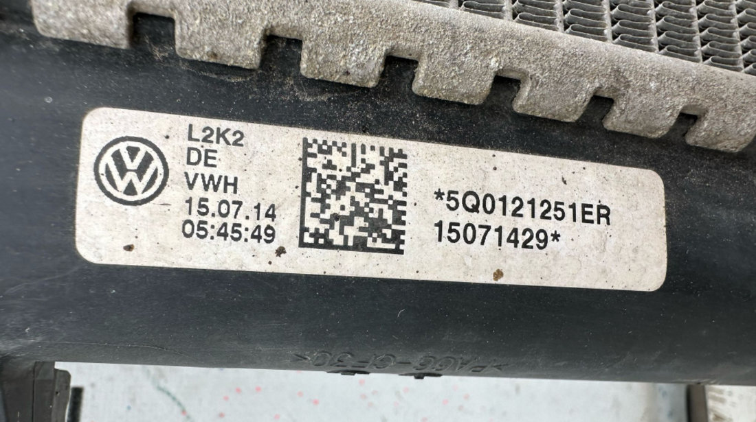 Radiator Racire Apa Lichid Antigel Seat Leon 5F 2013 - 2020 Cod 5Q0121251ER [X3223]