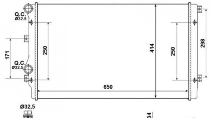 Radiator racire Audi AUDI A3 Cabriolet (8P7) 2008-2013 #3 01103127