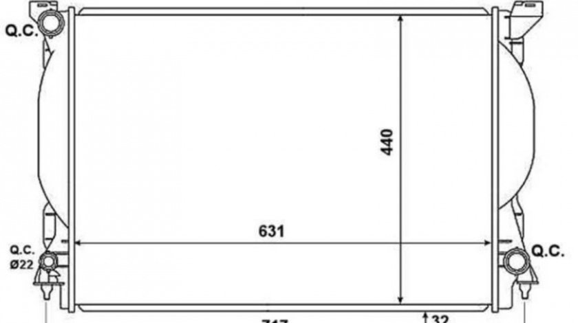 Radiator racire Audi AUDI A4 (8E2, B6) 2000-2004 #2 03002204