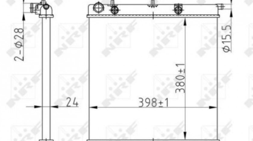 Radiator racire Citroen DS3 2009-2016 #2 01033052