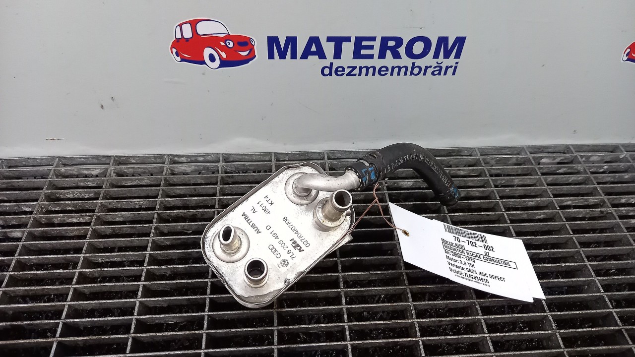 RADIATOR RACIRE COMBUSTIBIL AUDI Q7 3.0 TDI - (2006 2010)