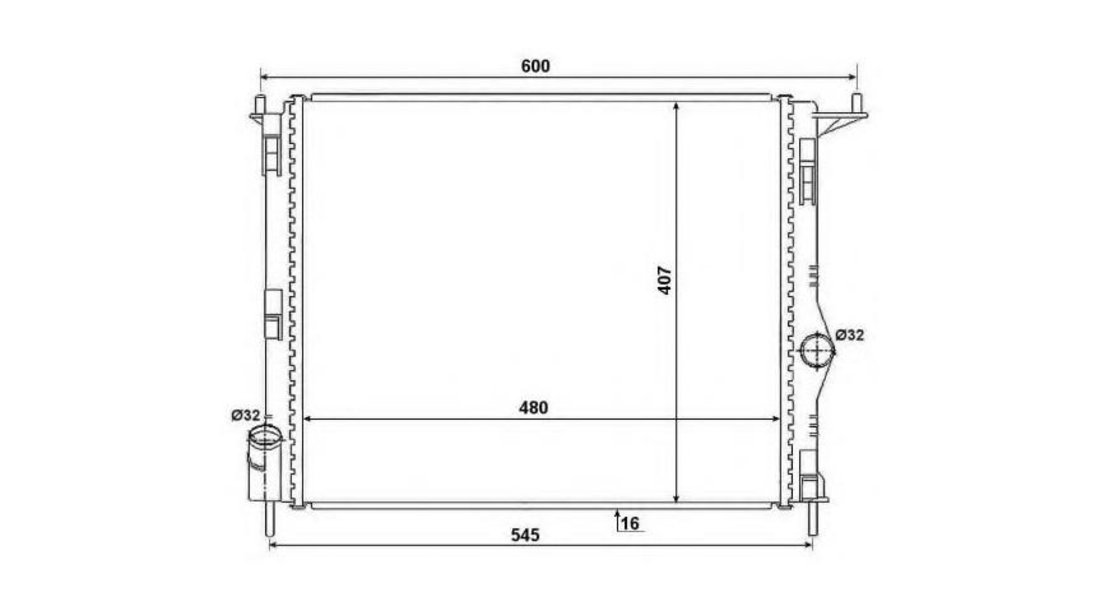 Radiator racire Dacia LOGAN MCV (KS_) 2007-2016 #3 123189