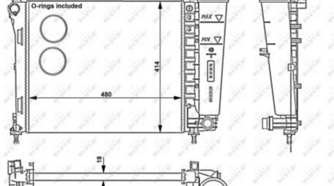 Radiator racire Ford KA (RU8) 2008-2016 #2 01043135