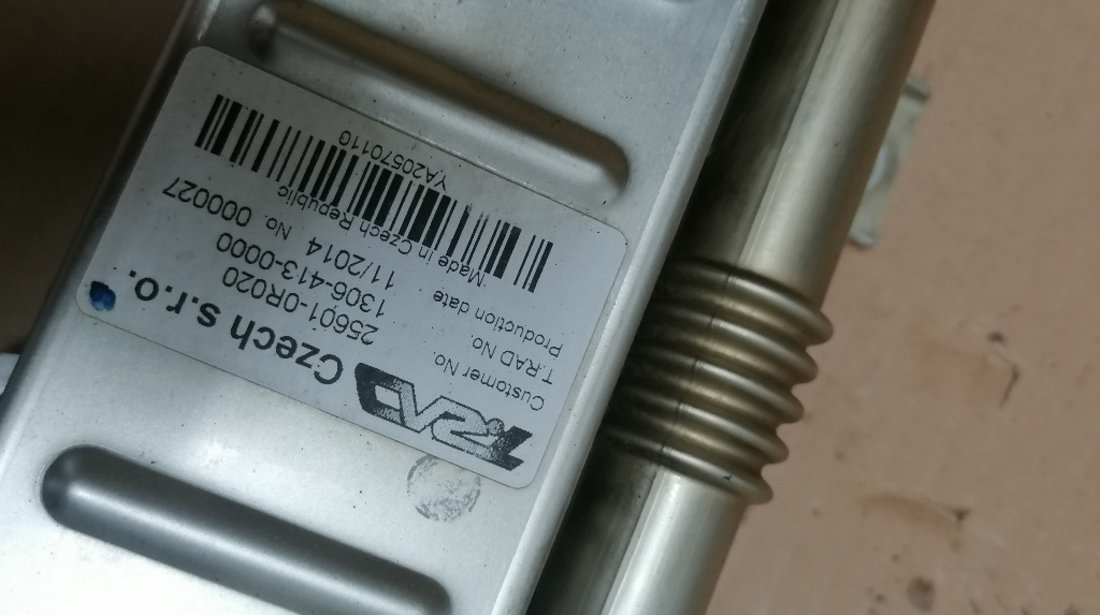 RADIATOR RACIRE GAZE EGR INOX 25601-0R020 TOYOTA AVENSIS VERSO COROLLA RAV 4 EURO 5 / 2.0 SAU 2.2
