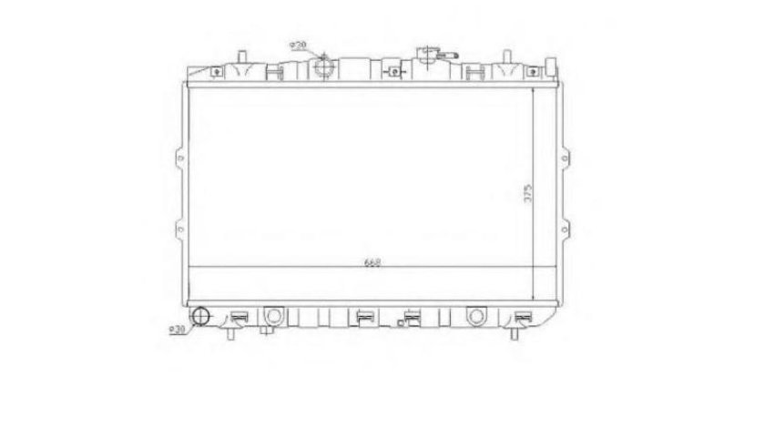 Radiator racire Kia CERATO (LD) 2004-2016 #3 253102F000