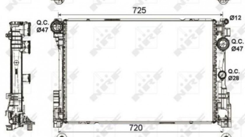 Radiator racire Mercedes SLK (R172) 2011-2016 #2 0995002703