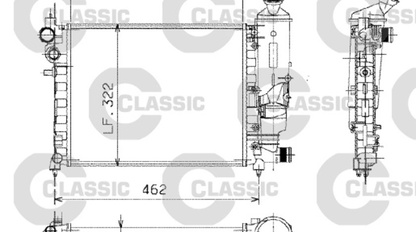 Radiator, racire motor (230372 VALEO)