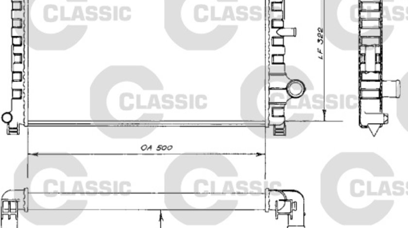 Radiator, racire motor (230484 VALEO)